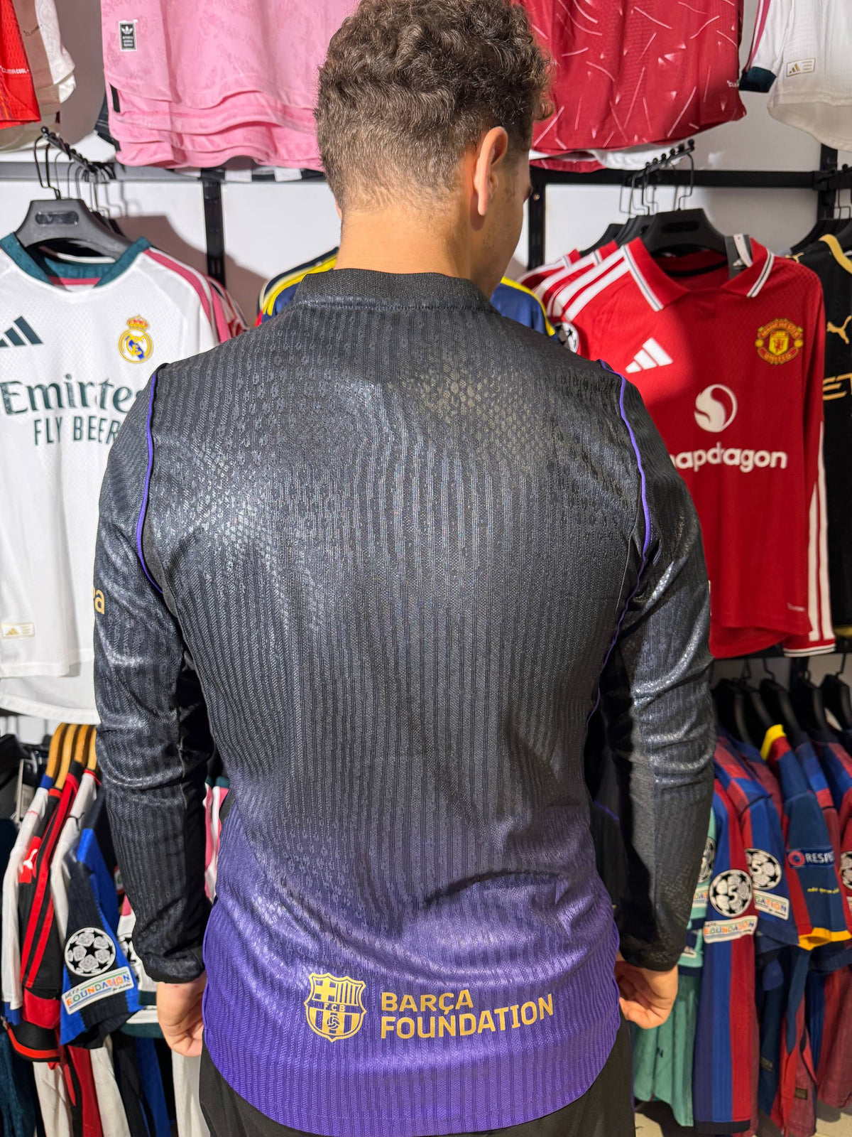 قميص برشلونة البنفسجي 2027 Manche longue