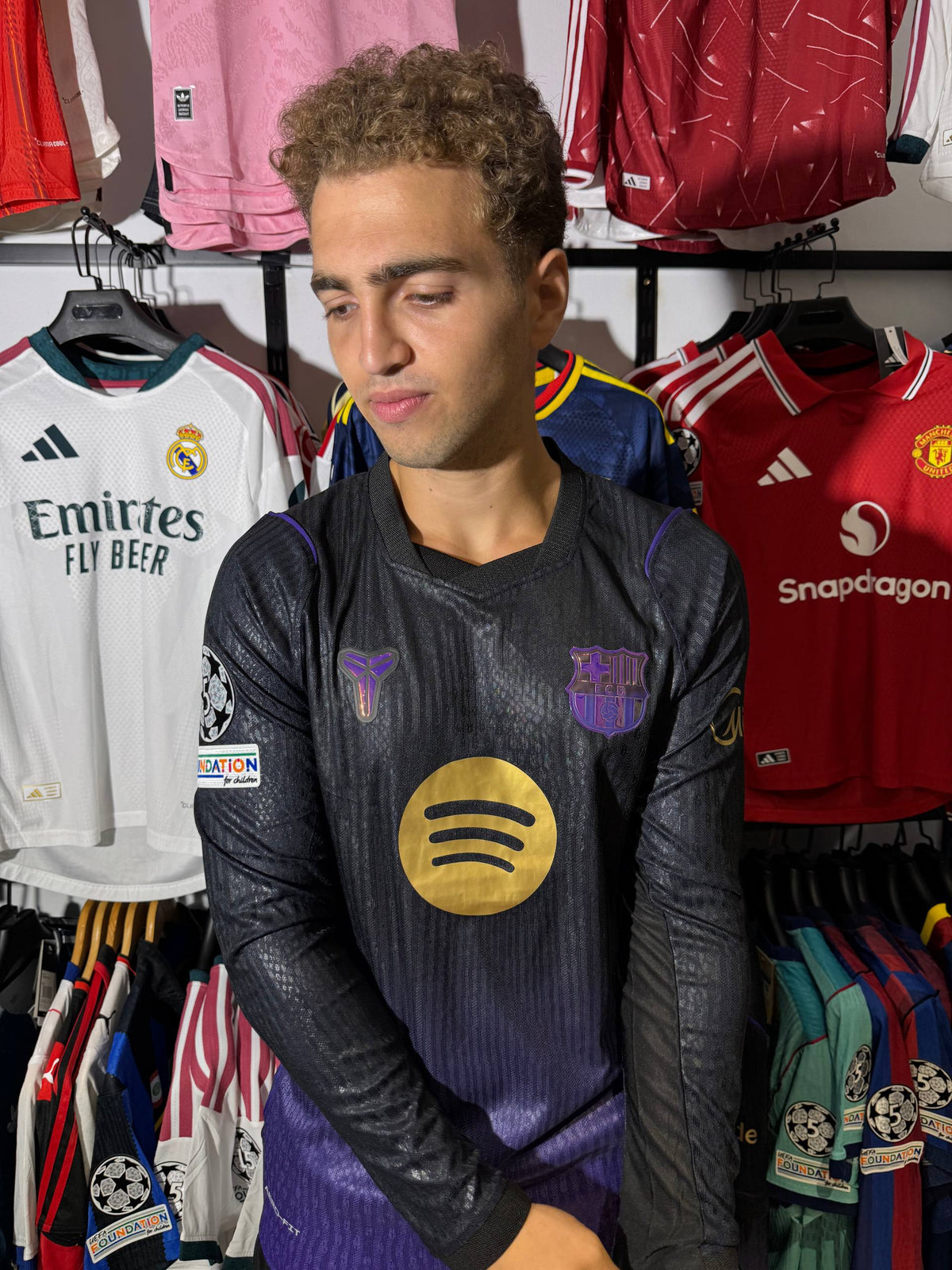 قميص برشلونة البنفسجي 2027 Manche longue