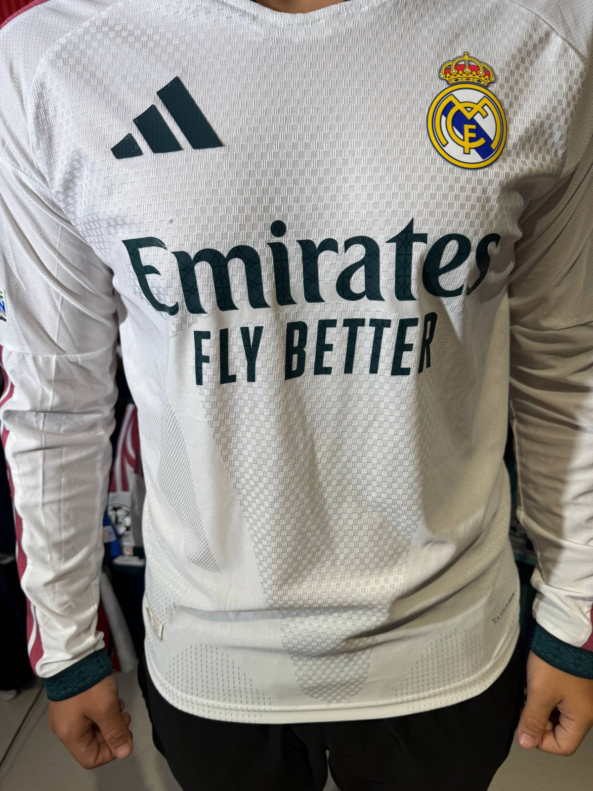 قميص ريال مدريد الأبيض 2027 Manche longue