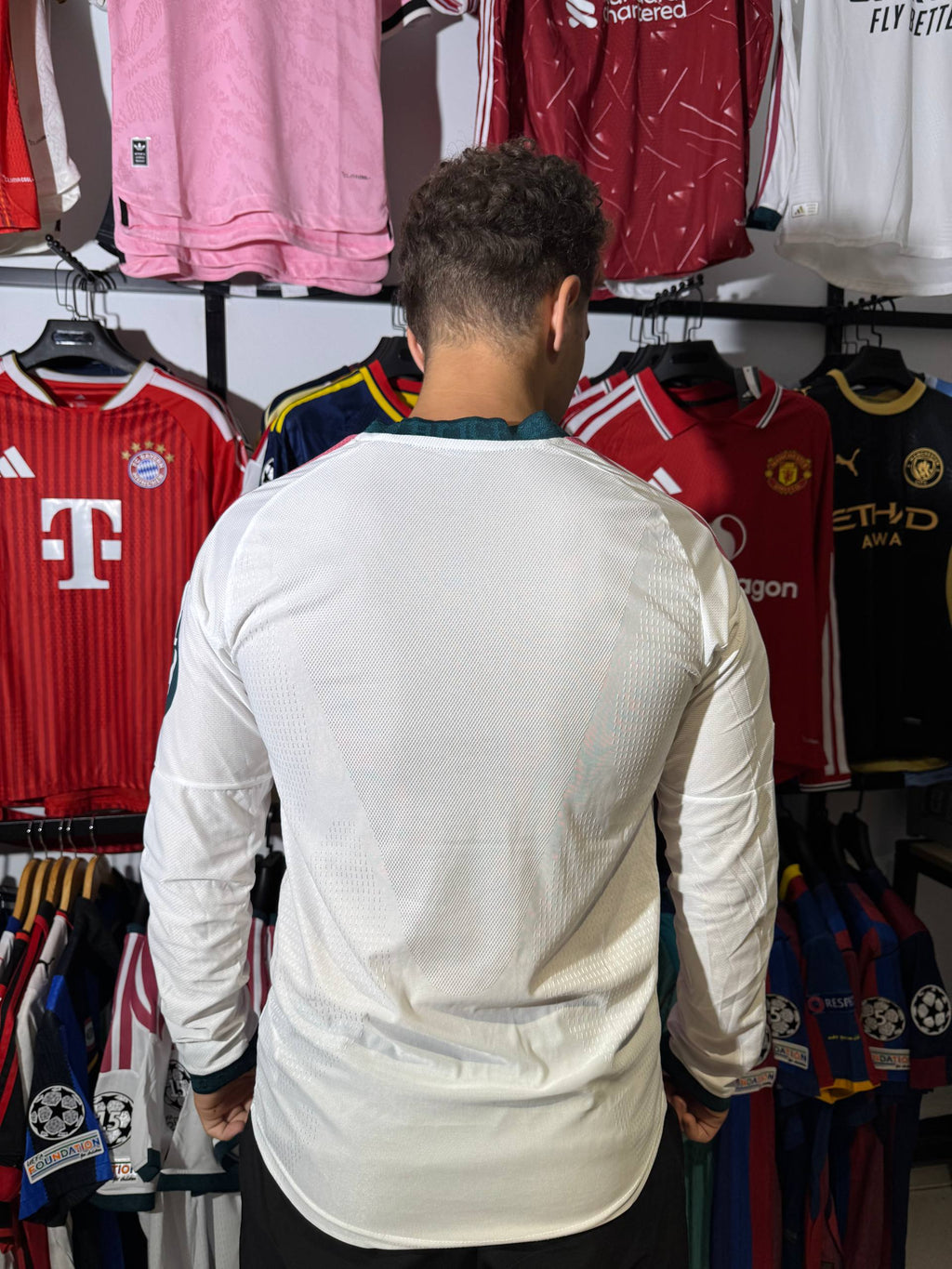 قميص ريال مدريد الأبيض 2027 Manche longue
